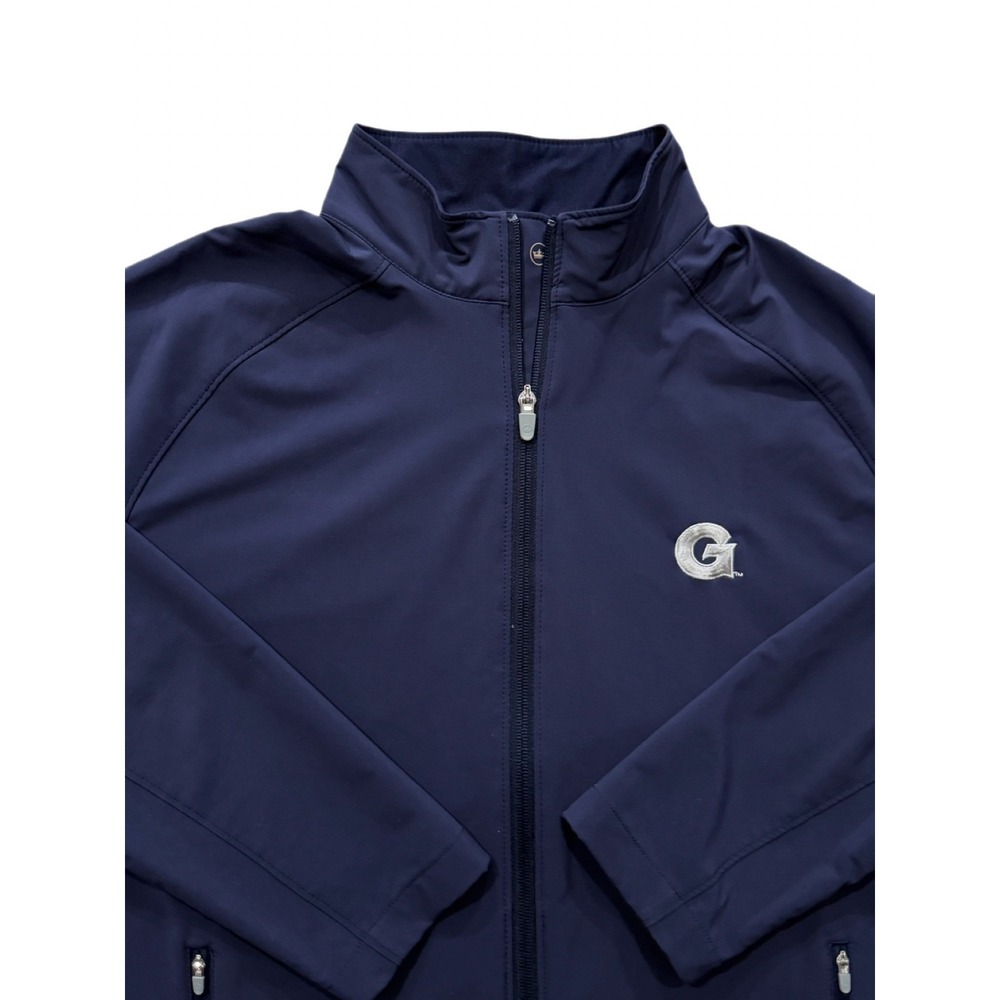 Peter Millar Mens Georgetown University Hoyas Full Zip Jacket Windbreaker sz S